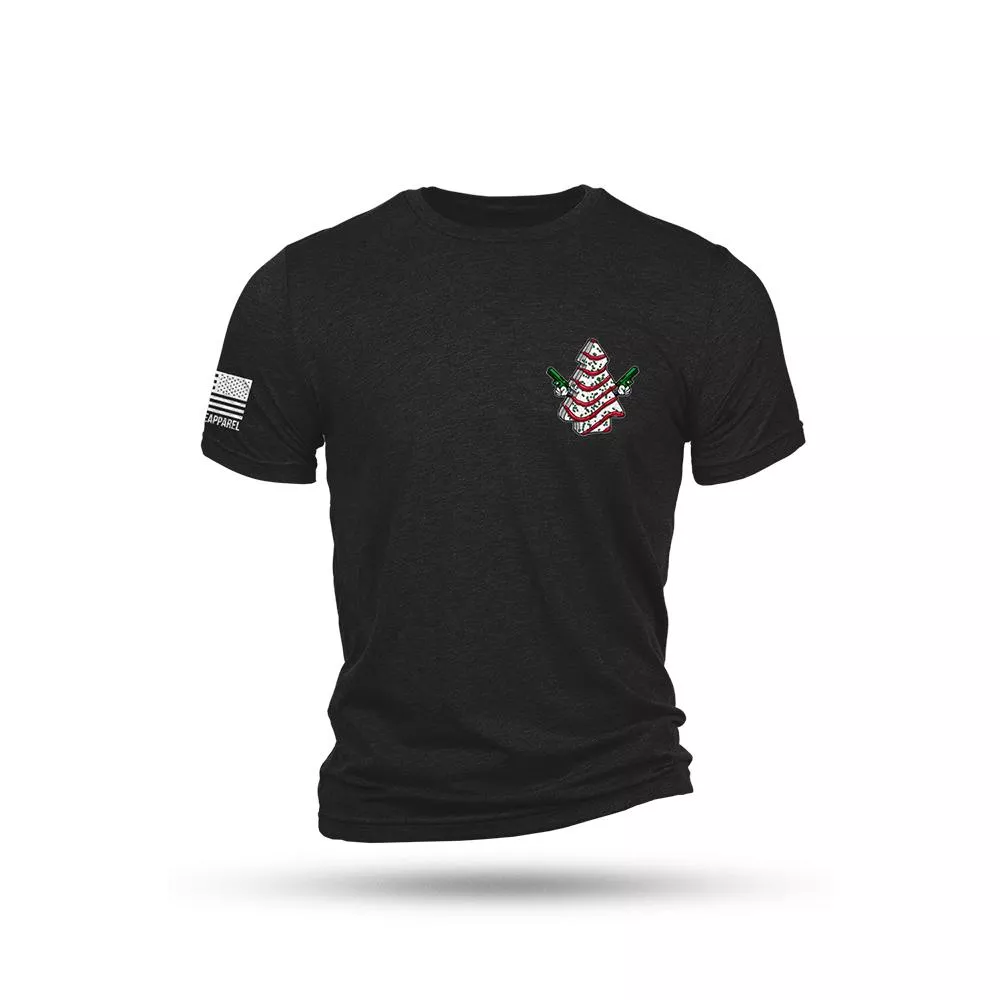 Nine Line Cake Tree Triblend Short Sleeve Shirt Black M