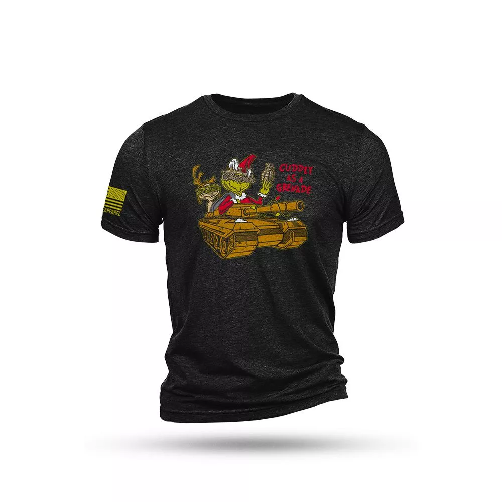 Nine Line Grinch Triblend Short Sleeve Shirt Black M