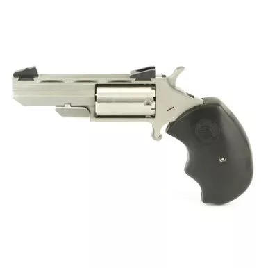 North American Arms Black Widow 22 LR Revolver 2″ Stainless Barrel 5 Round Rubber Grip