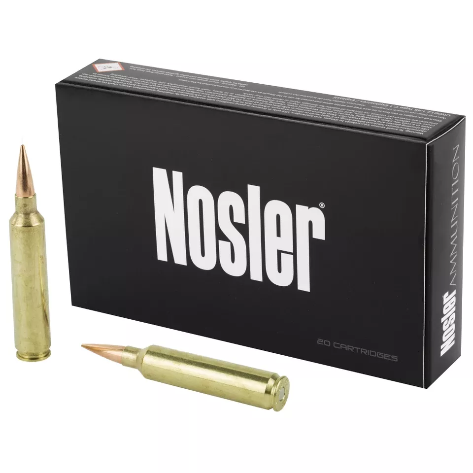 Nosler 28 Nosler 185gr RDF HPBT Ammunition - 20 Rounds/200 Rounds