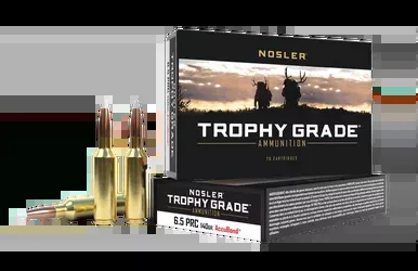 Nosler 6.5 PRC Ammunition 140 Grain AccuBond Box of 20