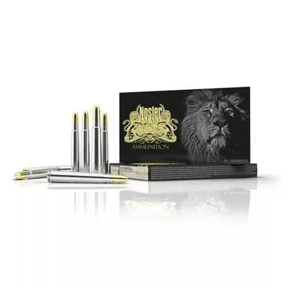 Nosler Safari Rifle Ammunition .470 NE 500 Grain SLD 2100 fps 10/ct