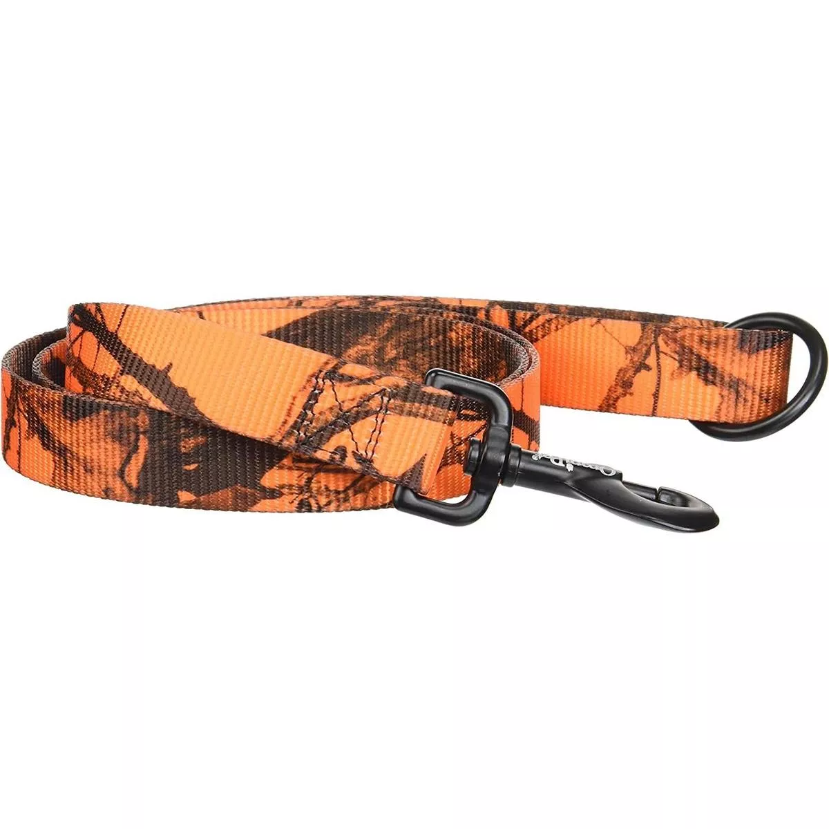 Omnipet Nylon Dog Lead 1″ x 4ft Mossy Oak Blaze Orange Camo