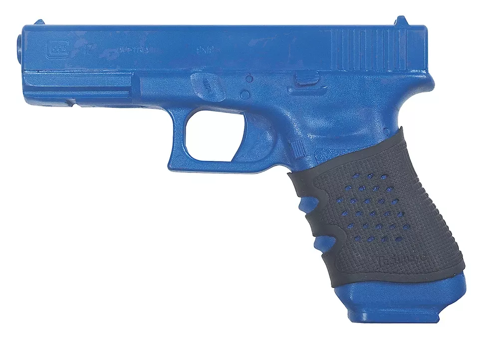 Pachmayr Tactical Grip Glove for Glock Models - Black Rubber with Finger Grooves