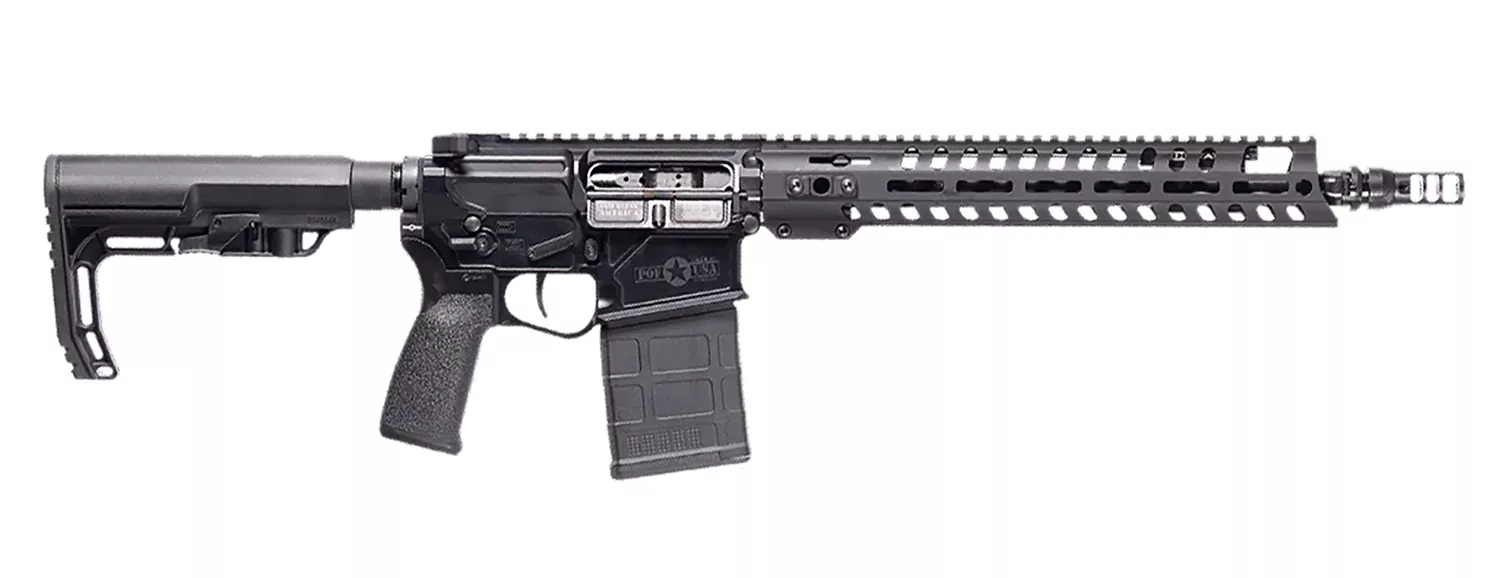 Patriot Ordnance Factory 02063 Rogue 308 Win 30+1 13.75″ Black Nitride Steel Threaded Barrel