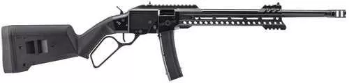 Patriot Ordnance Factory Tombstone 9mm Luger 20+1 16.50" Black Fluted Threaded Barrel, Black Aluminum Receiver w/Picatinny Rail, M-LOK Handguard, Magpul SGA Black Synthetic Stock