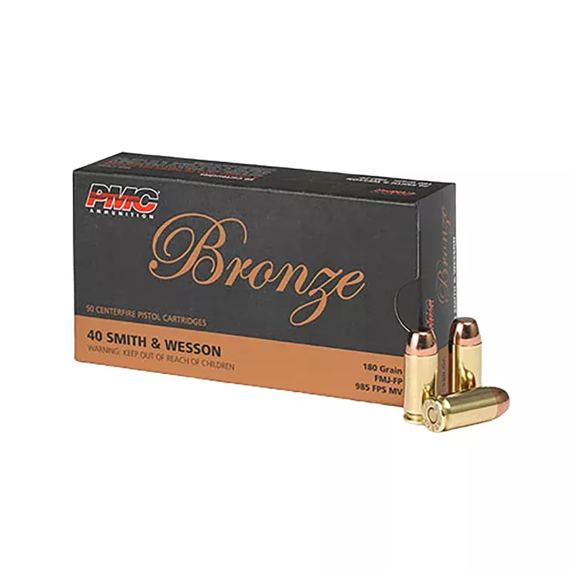 PMC AMMUNITION, INC. – 40 S&W 180gr FMJ-FP 1,000/Case Quantity Discount PriceAdd To Favorite