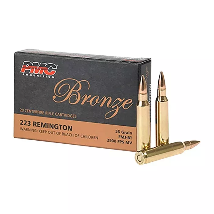 PMC AMMUNITION, INC. – Bronze 223 Remington 55gr Full Metal Jacket 1,000/Case Quantity Discount PriceAdd To Favorite
