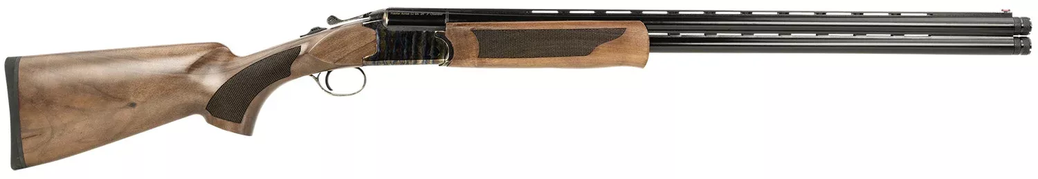 Pointer KAR1228HT AcriusFull Size 12 Gauge Break Open 3″ 2rd 28″ Black Over/Under Vent Rib Barrel, Color Case Hardened Steel Receiver, Fixed Turkish Walnut Stock, Ambidextrous