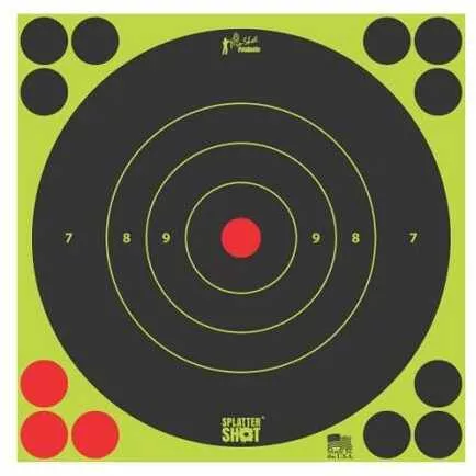 Pro-Shot 8in Green Bulls Eye Target 30 Quantity Pack Bg