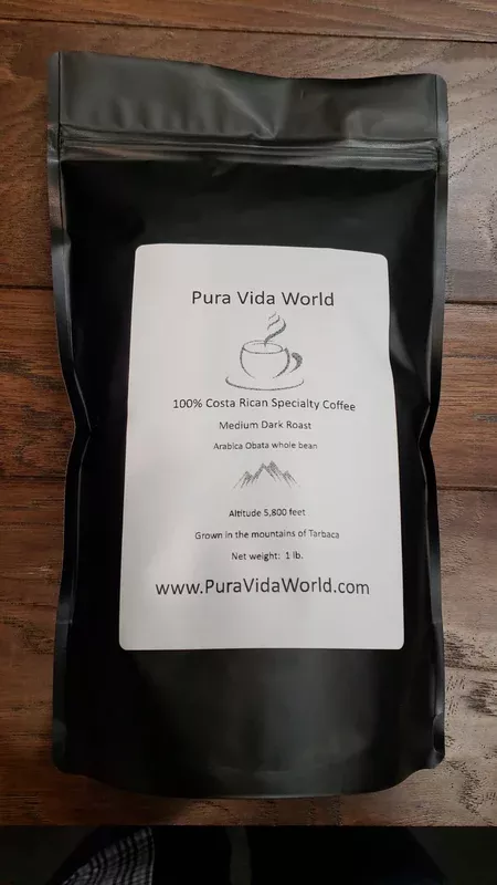 Pura Vida World Coffee 50/50 Roast 1/2 lb