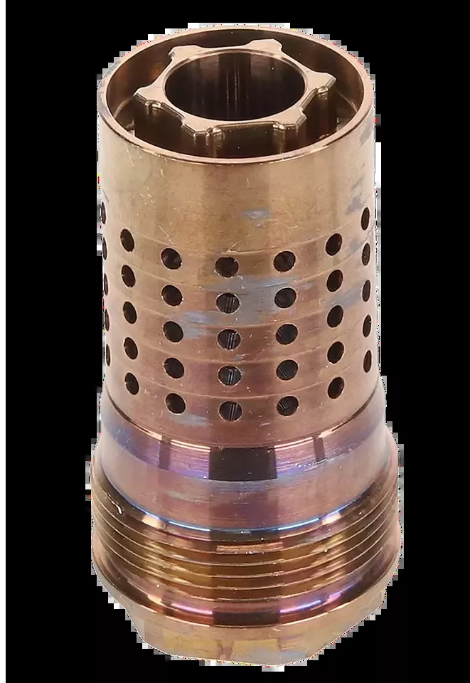 Q LLC Cherry Bomb Muzzle Brake 7.62 Stainless Steel 9/16"x24 Threads 1.64" OAL