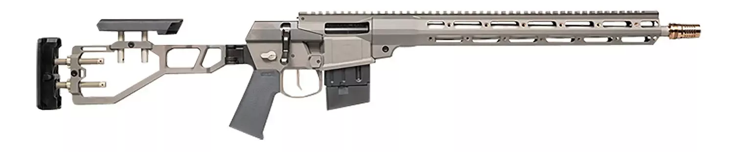 Q Mini Fix 5.56 NATO Rib 16IN Bbl 1:7 Twist Gray Accents Folding Adj Stock 10RD MAG