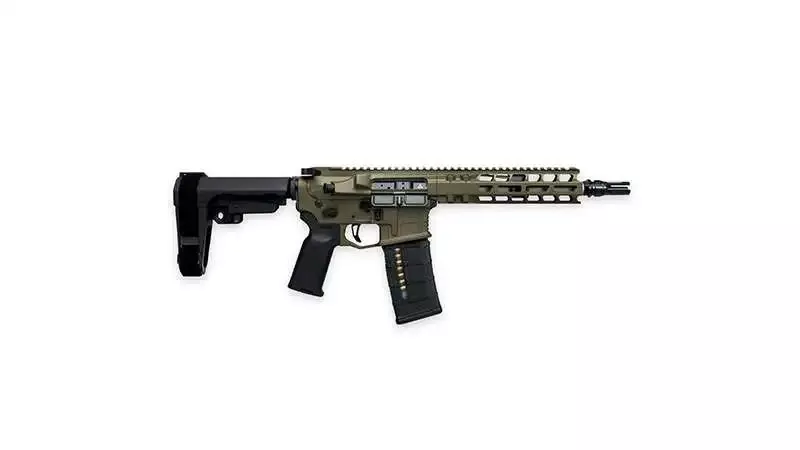 Radian Model 1 Pistol Hga 300 Blackout 9IN Bbl Thread 5/8 X24 Da Muzle Device Od Green 30RD MAG