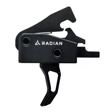 Radian Weapons Vertex Trigger | Trigger | Curved | For AR Rifles | Black | ACC-0016