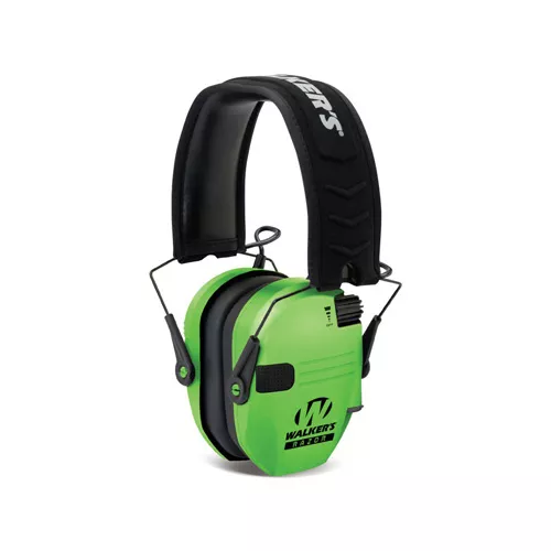 RAZOR SLIM ELECTRONIC MUFF – HI-VIZ GREEN, NRR 23