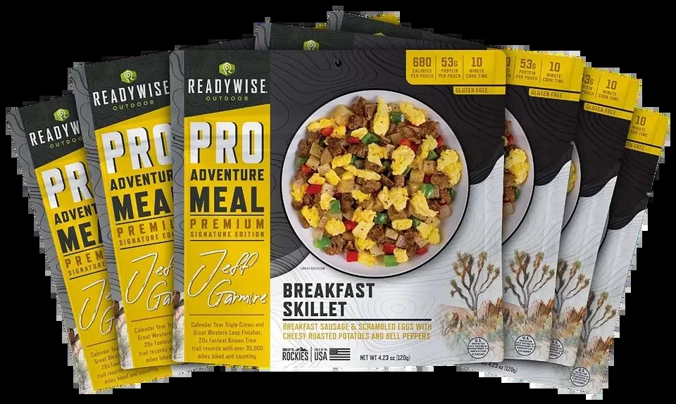 ReadyWise Outdoor Breakfast Skillet Kit - 12 Servings, 6-Pack
