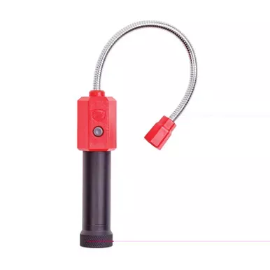 Real Avid Bore Light | Flashlight | Magnetic Base | LED Beam | 5″ Flex Neck | Black and Red Finish | AVBR101-B