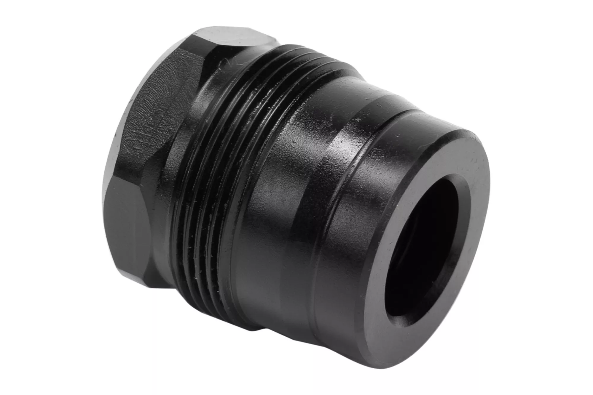 Rearden Muzzle Device Mini PB Mount Square 1 /2×28 Nitride
