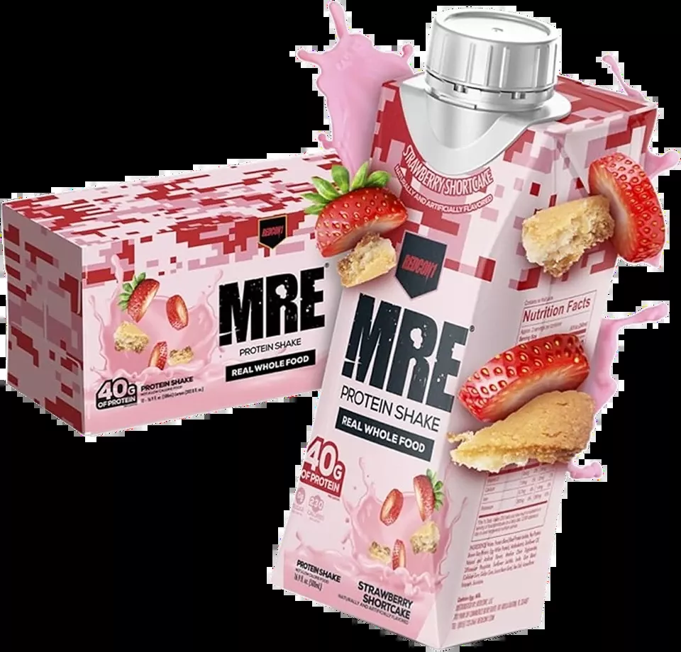 Redcon1 MRE Ready to Drink Strawberry Shortcake - 12 Pack