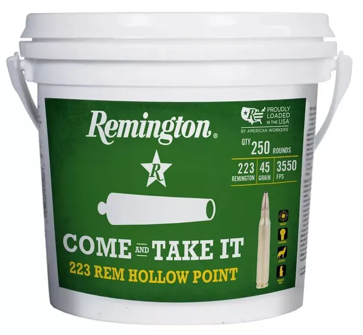 Rem Cati Bucket 223REM 45 Grain Jhp 250/4