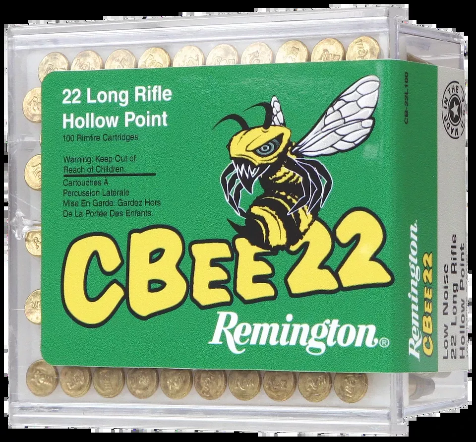 Remington 22LR 33gr HP Rimfire Ammo - 100/Box
