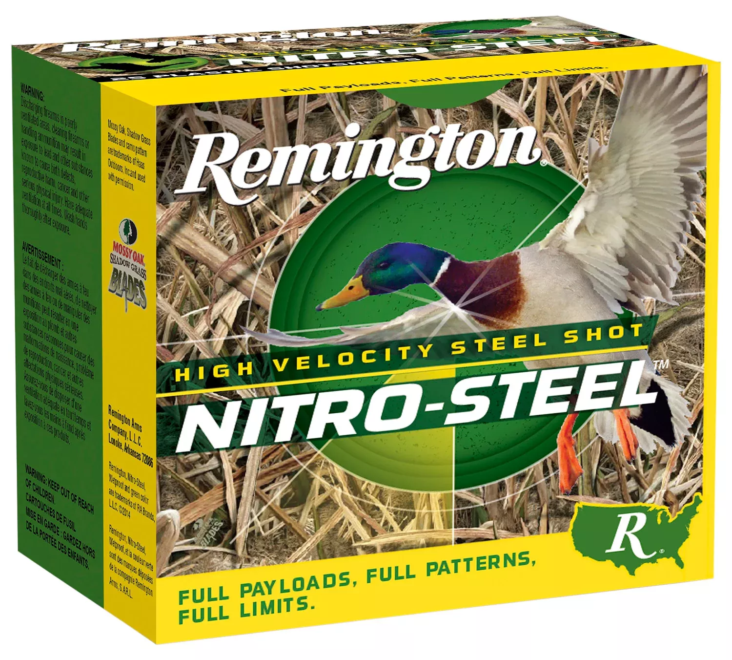 Remington Ammunition 20794 Nitro-Steel High Velocity 12Gauge 3″ 1 1/4oz BBShot 25 Per Box/10 Case