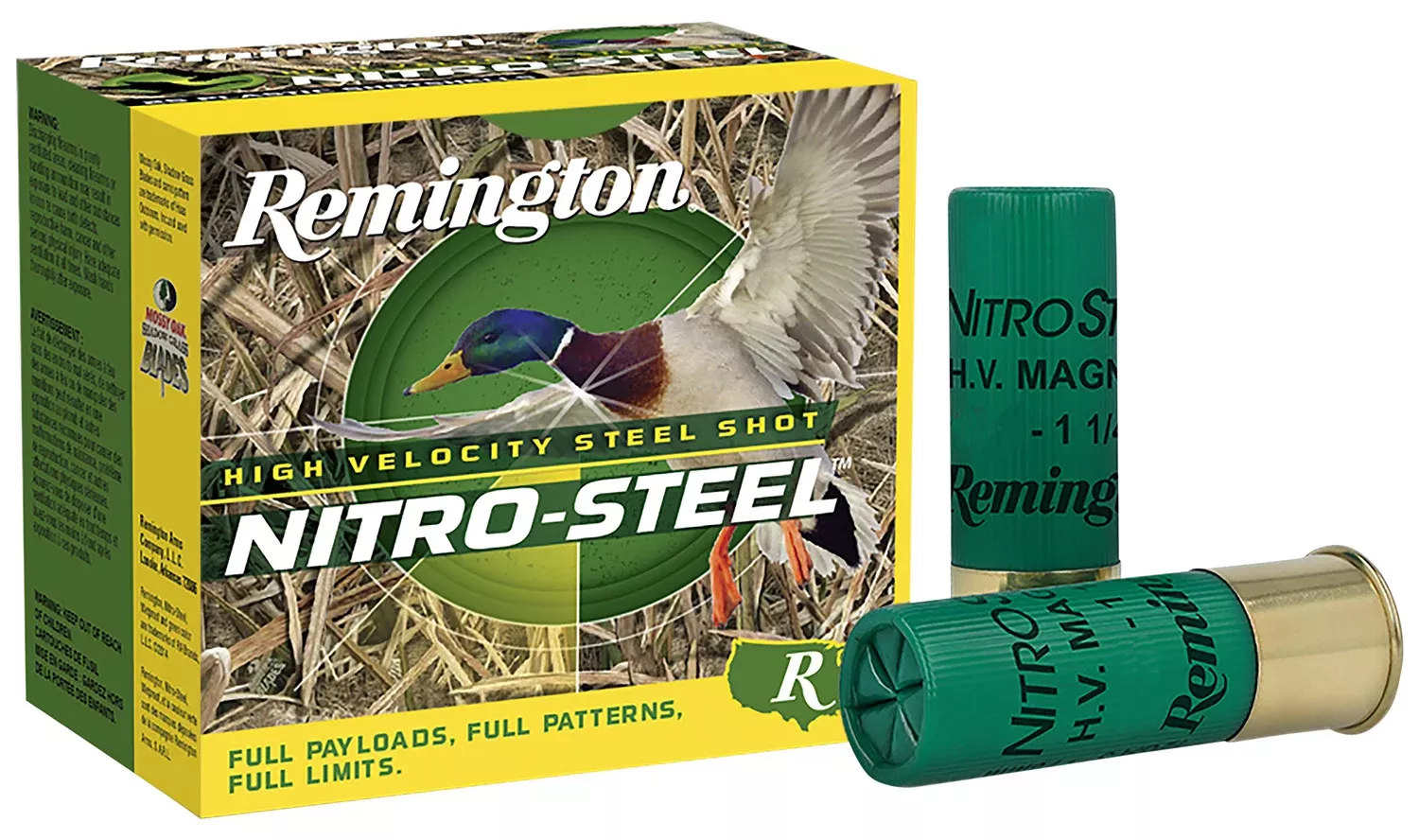 Remington Ammunition 20803 Nitro-Steel High Velocity 12Gauge 2.75″ 1 1/8oz 4Shot 25 Per Box/10 Case
