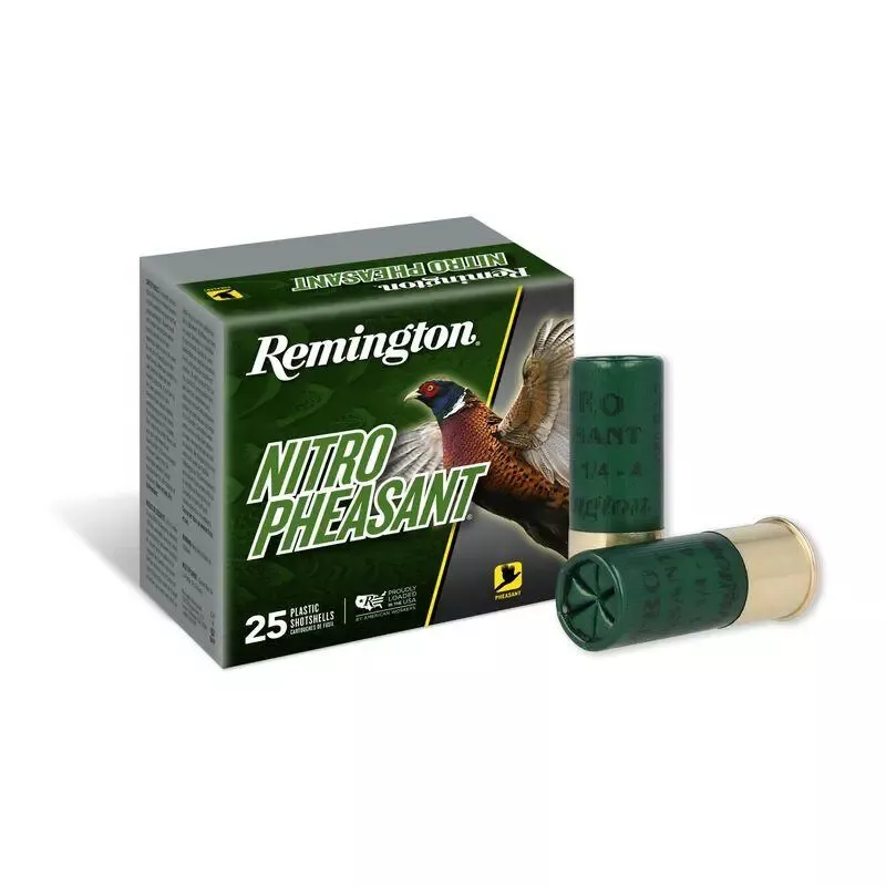 Remington Nitro Pheasant Shotshells 12ga 2-3/4 in 1-1/4 oz #4 1400 fps 25/ct