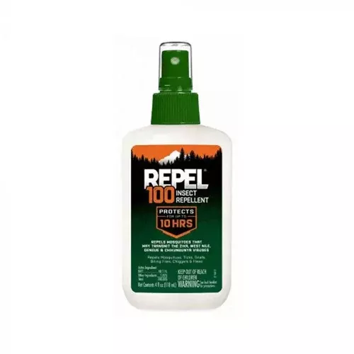 Repel Pump Spray 100% Deet 4 Oz