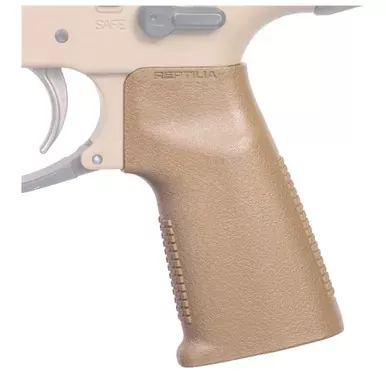 Reptilia CQB (No Beavertail) | Pistol Grip | Fits AR Rifles | Matte Finish | Flat Dark Earth | 100-179