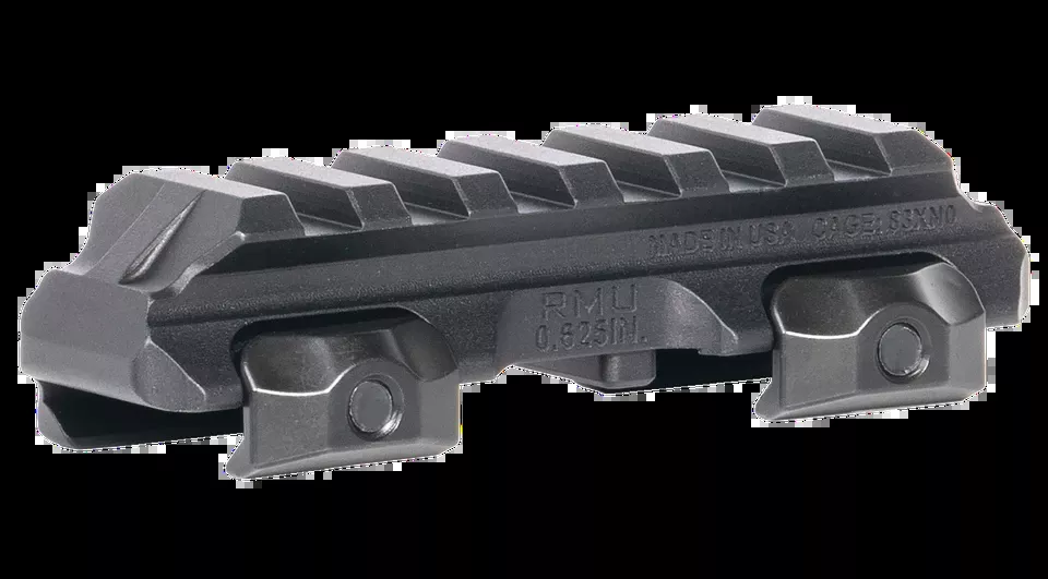 Reptilia LLC 6-Slot Black Picatinny Rail Mount - 7075-T6 Aluminum Mil-Spec 1913