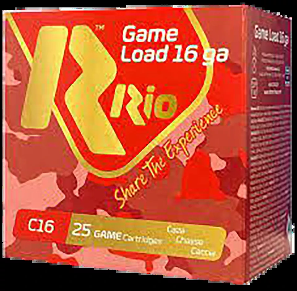 Rio Ammunition 16 Gauge Game Load 25/Box