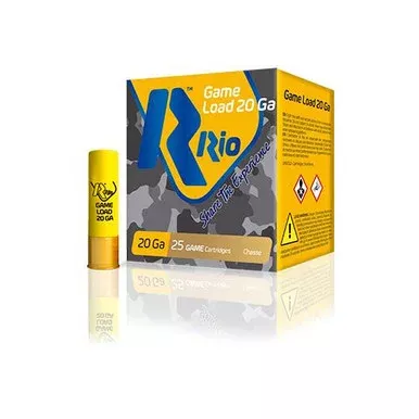 Rio Game Load 20 Gauge Ammo 2-3/4″ #8 Shot 1 oz Box of 25