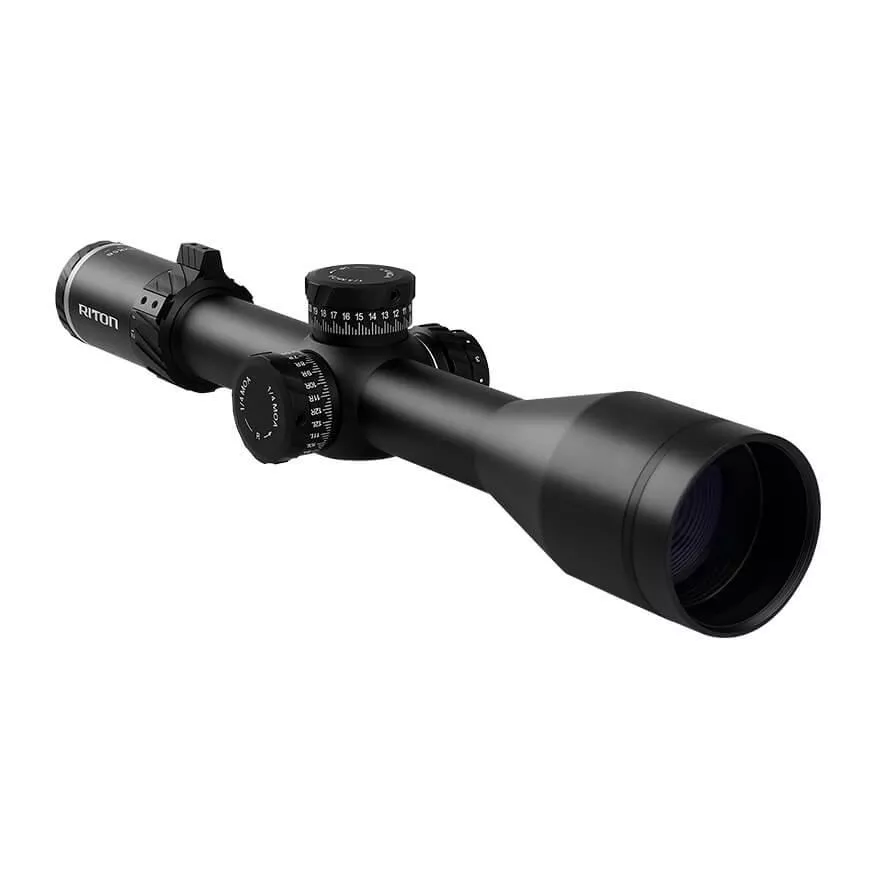 Riton 7 Conquer 4-32×56 Rifle Scope FFP PSR MRAD Reticle Illuminated Black