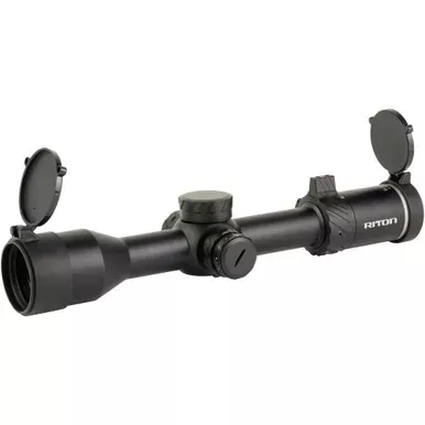 Riton Optics 5 SERIES PRIMAL | Rifle Scope | 2-12X44mm | 30MM Tube | RDH Reticle with Illuminated 1/2MOA Center Dot | Black | 5P212ASI24