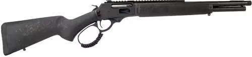 Rossi R95 Trapper Triple Black Lever Action Rifle 45 Colt 8 Rd Capacity 16.5" Threaded Barrel Black Wood Stock