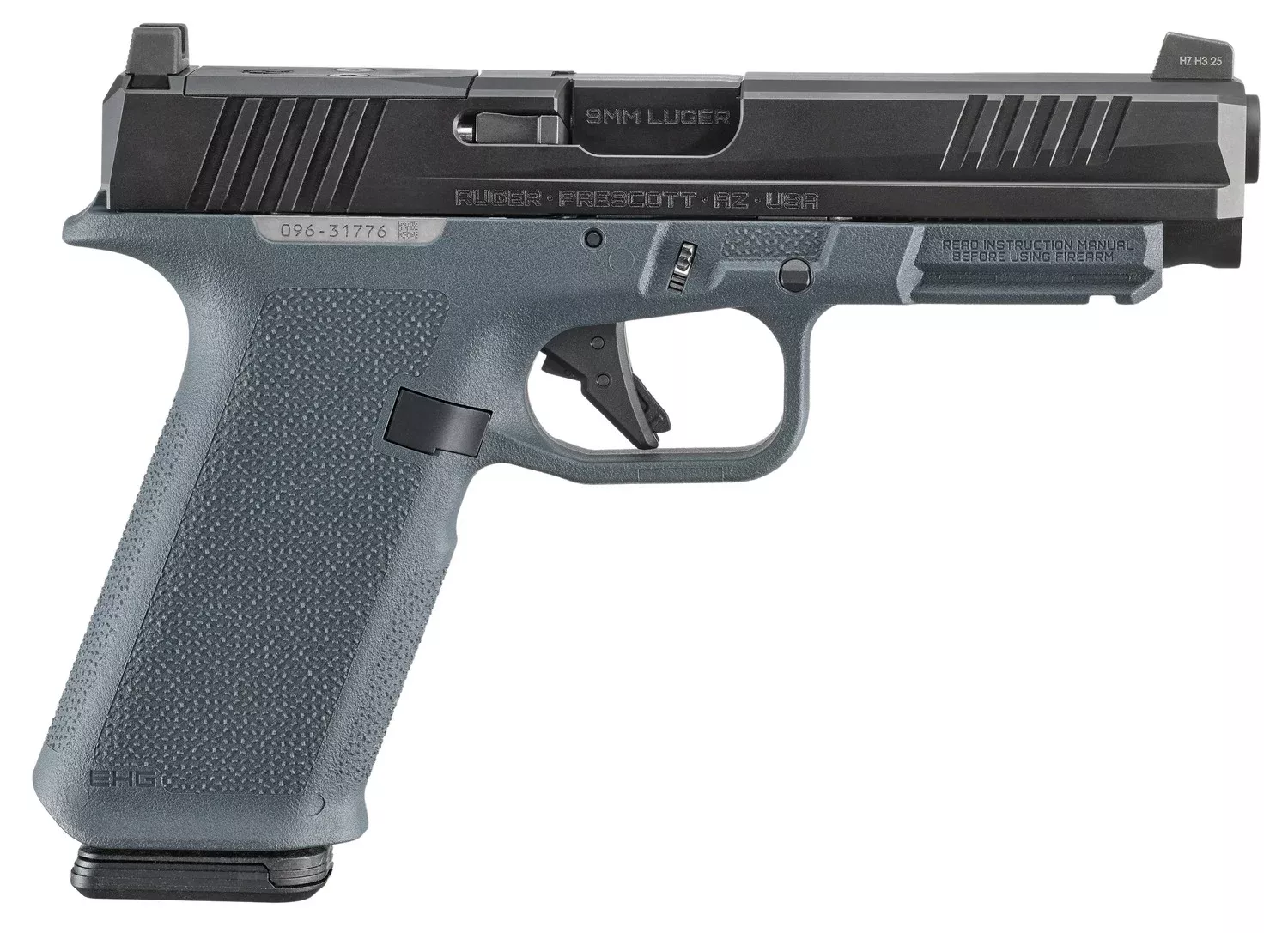 RUG 19443 RXM 9MM 4.5STLTHGRY17R