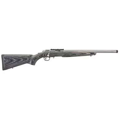 Ruger American Rimfire Target Rifle 17 HMR 18″ Barrel Black Laminate Stock