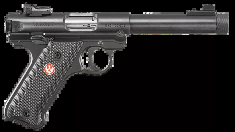 Ruger Mark IV Target 22 LR 5.5" Blued Threaded Barrel, Exclusive Edition