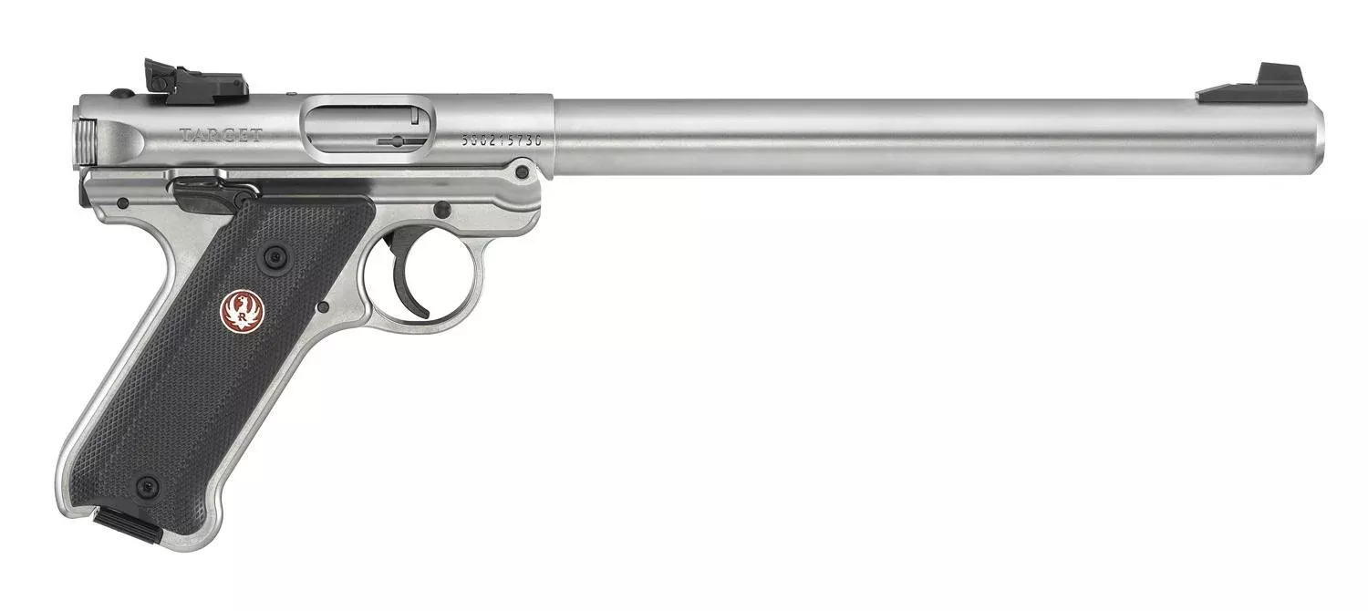 Ruger Mark IV Target 22LR 10rd Magazine 10″ Barrel Stainless