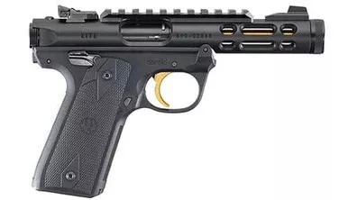 Ruger MK IV 22/45 Lite .22 LR Pistol 4.4″ Barrel 10+1 Rounds Black