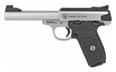 S&W VICTORY 22LR 5.5″ 10RD STS TG MA