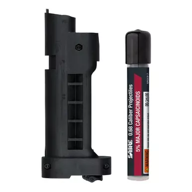 Sabre SL7 | Pepper Ball Launcher Spare Magazine | Pepper Ball Projectile Kit | Contains 7 Pepper Projectiles | SL-MAG-P1C-7