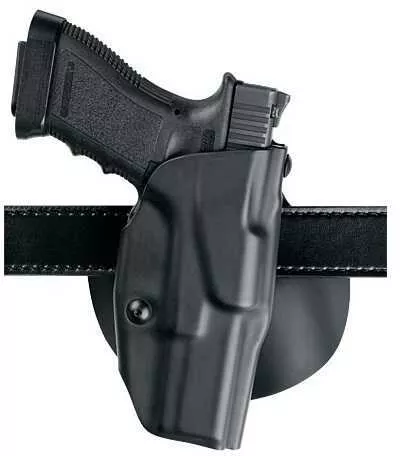 Safariland Model 6378 | Paddle Holster | Fits Glock 17/22 IT M3 LGT | Right Hand | Plain Black | 6378-832-411
