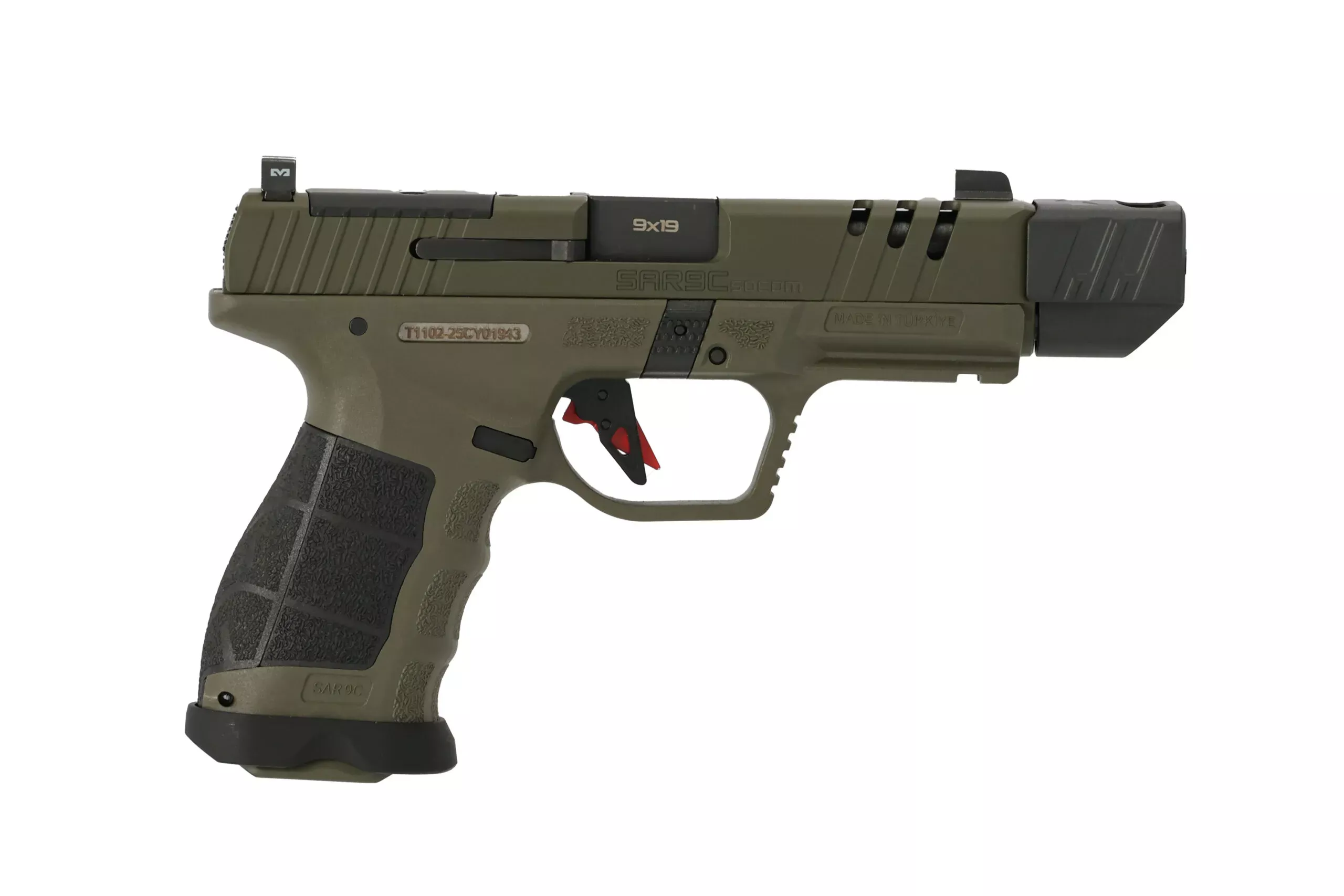 SAR FIREARMS SOCOM CPT COMP 9MM ODG 4.5″#