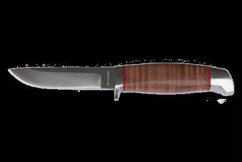 Sarge Tk Retro Stacked Leather Fixed Blade