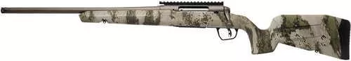 Savage Arms Axis 2 Pro Compact Rifle 6mm ARC 4+1 20" Gun Metal Bronze Cerakote Threaded Barrel, Gun Metal Bronze Cerakote Picatinny Rail Carbon Steel Receiver, Fixed w/Pistol Grip Woodland Camo Synthetic Stock, Left Hand