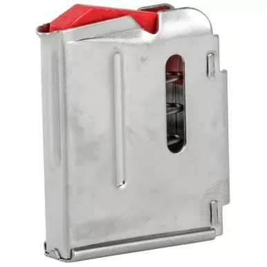 Savage Arms Magazine | 22WMR | 5 Rounds | Fits Savage Model 90 Series | Stainless | 90009