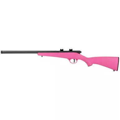 Savage Arms Rascal FV-SR Bolt Action Rifle .22 LR 16.125″ Barrel Synthetic Stock Pink